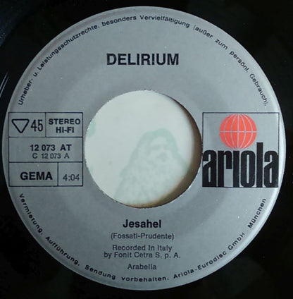 Delirium (5) : Jesahel / King's Road (7", Single)