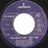 ABC : The Look Of Love (Parts One And Two) (7", Single)