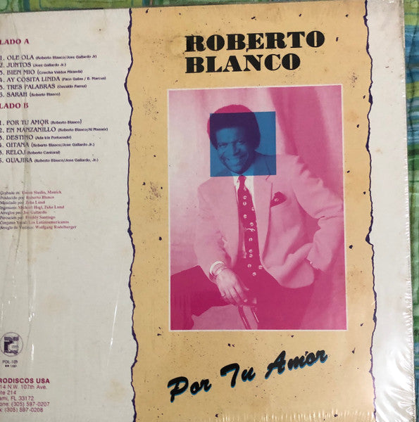 Roberto Blanco : Por Tu Amor (LP, Album)