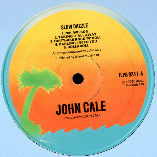 John Cale : Slow Dazzle (LP, Album, RP)