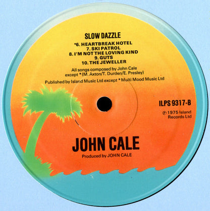 John Cale : Slow Dazzle (LP, Album, RP)