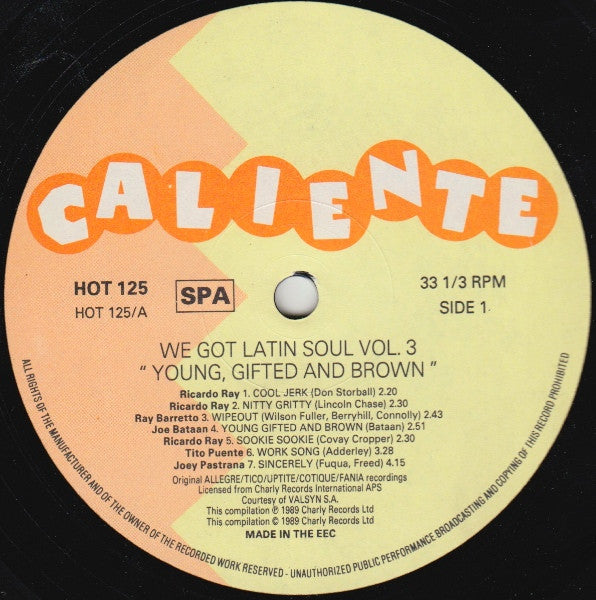 Various : We Got Latin Soul Vol. 3 “Young, Gifted And Brown” (LP, Comp)
