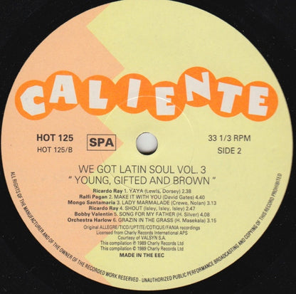 Various : We Got Latin Soul Vol. 3 “Young, Gifted And Brown” (LP, Comp)