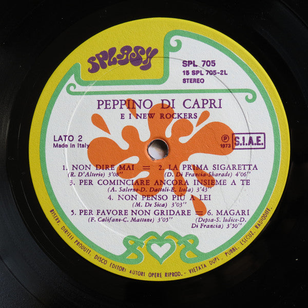 Peppino Di Capri & I New Rockers : Peppino Di Capri & I New Rockers (LP)