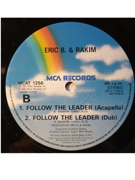 Eric B. & Rakim : Follow The Leader (12", Single)