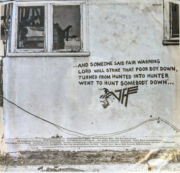 Van Halen : Fair Warning (LP, Album, RE)