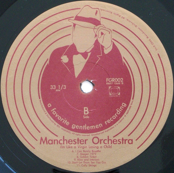 Manchester Orchestra : I'm Like A Virgin Losing A Child (LP, Album)