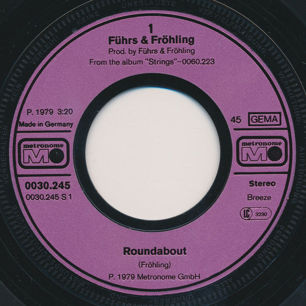 Führs* & Fröhling* : Roundabout (7")