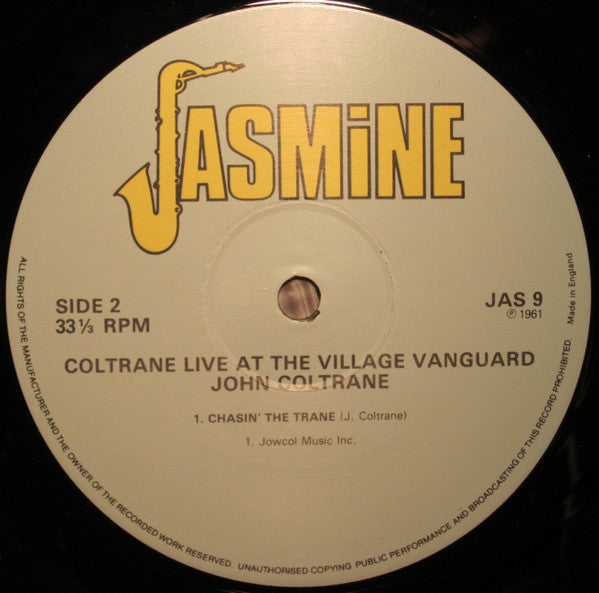 Coltrane* : "Live" At The Village Vanguard (LP, Album, RE)