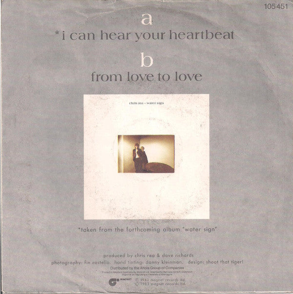 Chris Rea : I Can Hear Your Heartbeat (7", Single)