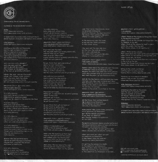 Chris Evans* - David Hanselmann : Symbols Of The Seven Sacred Sounds (LP, Album)