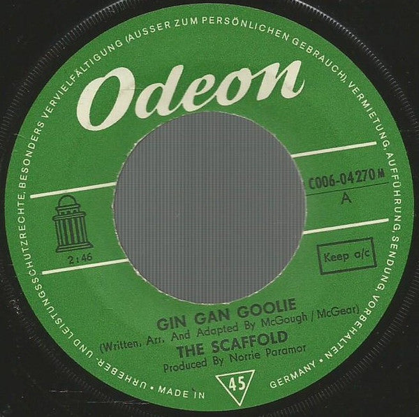 Scaffold : Gin Gan Goolie / Liver Birds (7", Single)