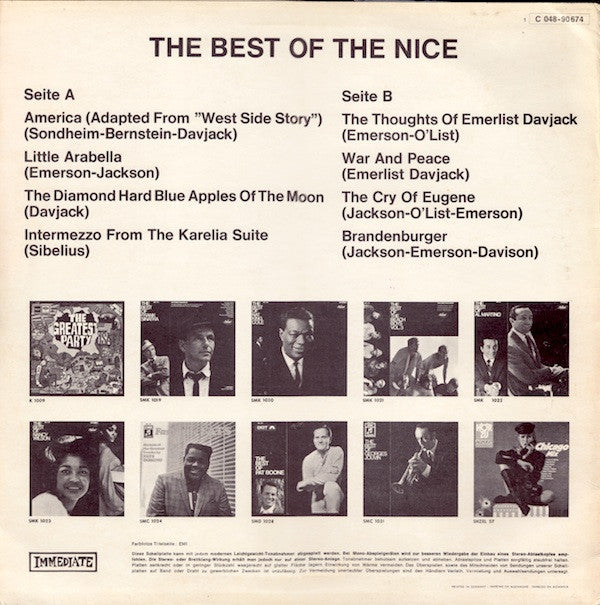 The Nice : The Best Of The Nice (LP, Comp, "TH)