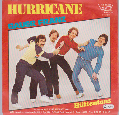 Hurricane (36) : Bauer Franz (7", Single)