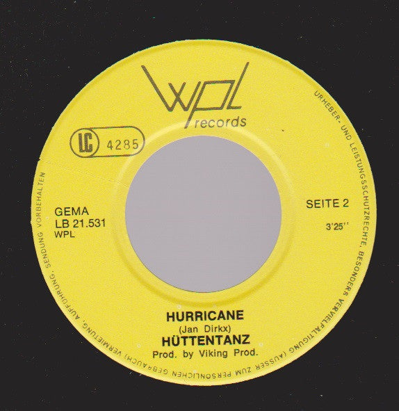 Hurricane (36) : Bauer Franz (7", Single)