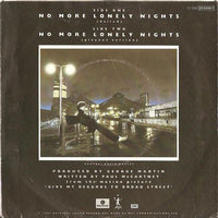 Paul McCartney : No More Lonely Nights (7", Single)