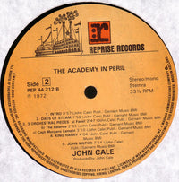 John Cale : The Academy In Peril (LP, Album, RE)
