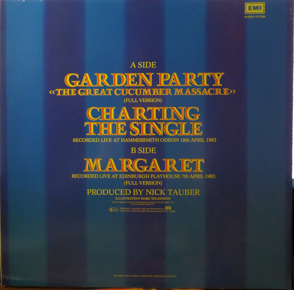 Marillion : Garden Party (The Great Cucumber Massacre) (12", Single)
