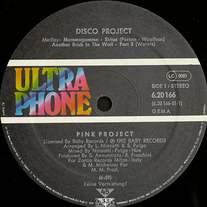 Pink Project : Disco Project (12")