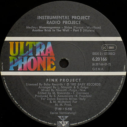 Pink Project : Disco Project (12")