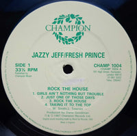 DJ Jazzy Jeff & The Fresh Prince : Rock The House (LP, Album)