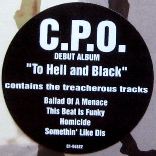 C.P.O. : To Hell And Black (LP, Album)