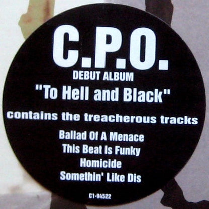 C.P.O. : To Hell And Black (LP, Album)