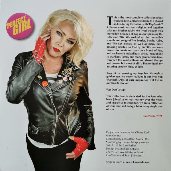 Kim Wilde : Pop Don't Stop - Greatest Hits (3xLP, Comp, Dlx, Whi)