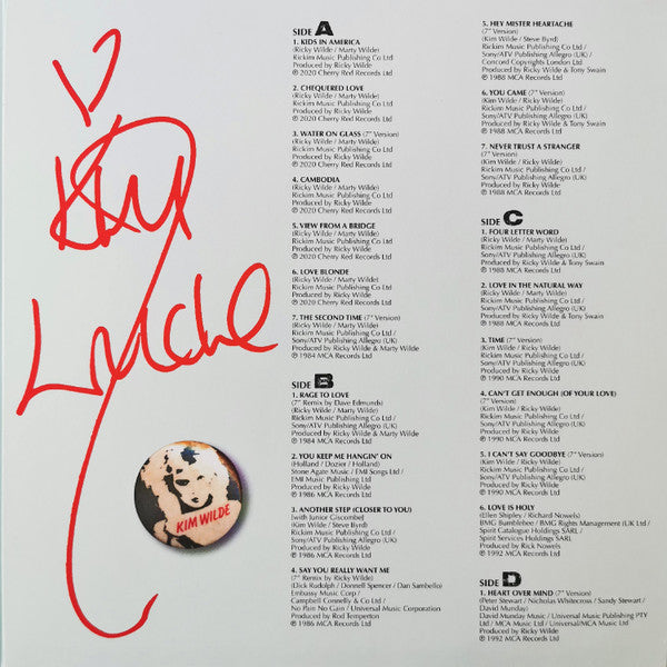 Kim Wilde : Pop Don't Stop - Greatest Hits (3xLP, Comp, Dlx, Whi)