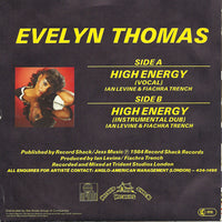 Evelyn Thomas : High Energy (7", Single)