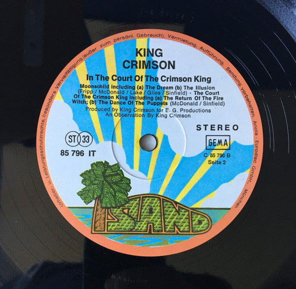 King Crimson : In The Court Of The Crimson King (An Observation By King Crimson) (LP, Album, RE)