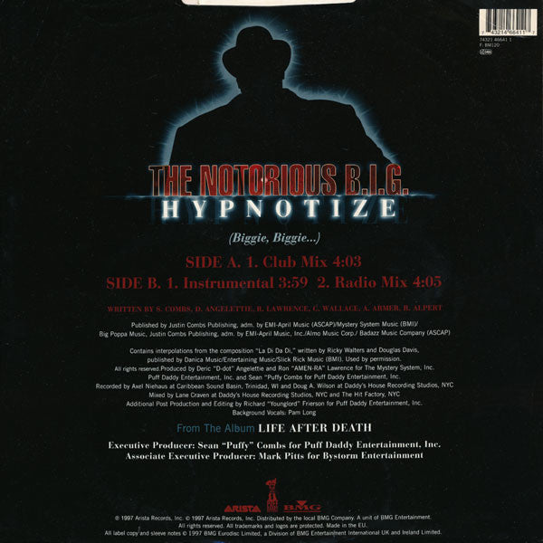 The Notorious B.I.G.* : Hypnotize (12")
