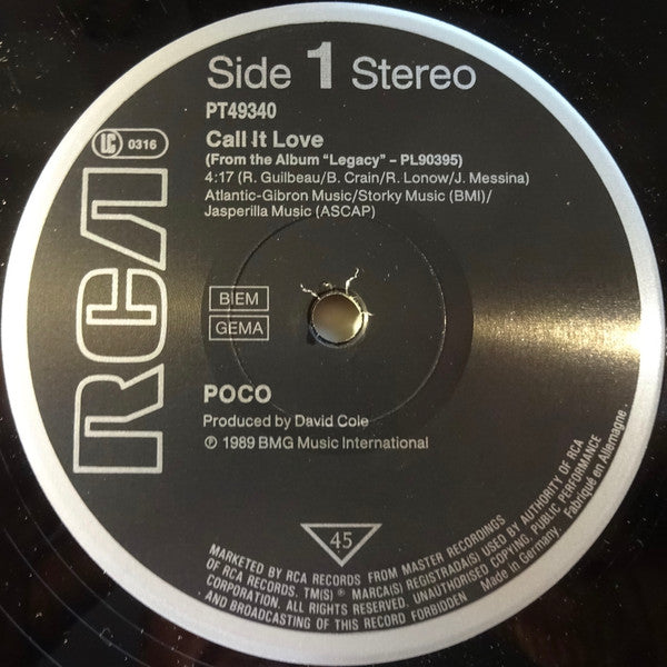 Poco (3) : Call It Love (12", Maxi)