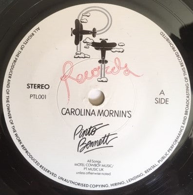 Pinto Bennett : Famous Motel Cowboy Songs (7")