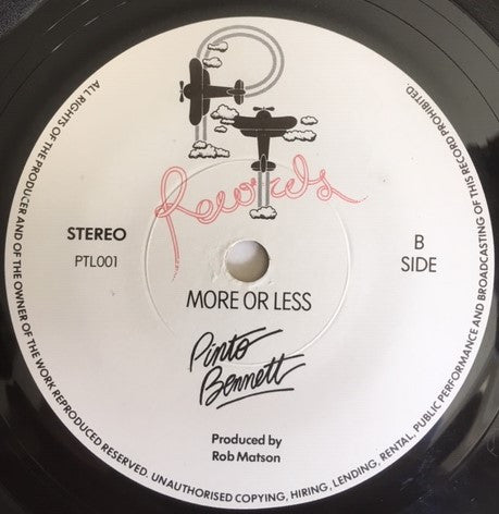 Pinto Bennett : Famous Motel Cowboy Songs (7")