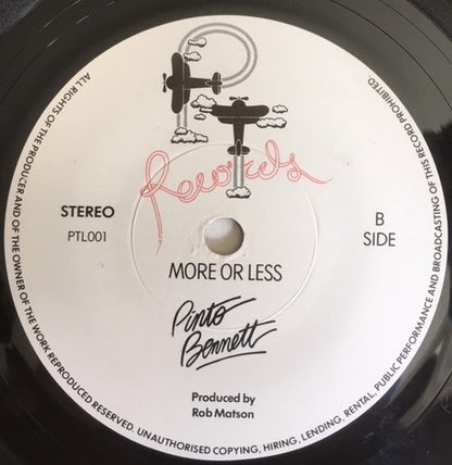 Pinto Bennett : Famous Motel Cowboy Songs (7")