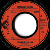 Freddie Mercury & Montserrat Caballé : Barcelona (7", Single, Red)