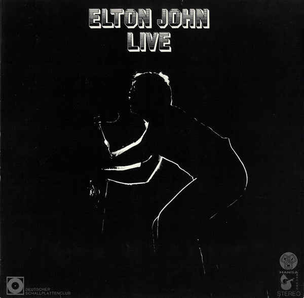 Elton John : Live (LP, Album, Club)