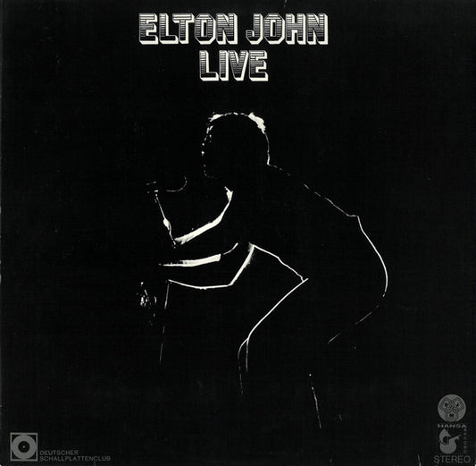 Elton John : Live (LP, Album, Club)