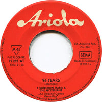 ? & The Mysterians : 96 Tears (7", Single, Mono)