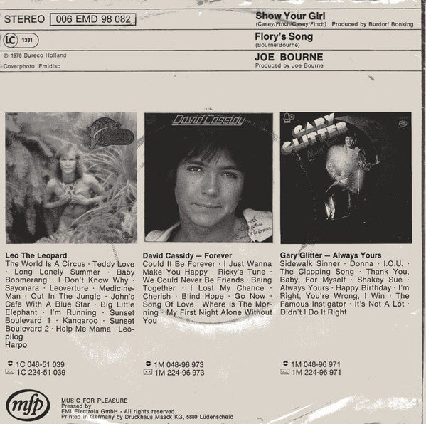 Joe Bourne : Show Your Girl (7")