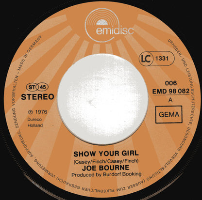 Joe Bourne : Show Your Girl (7")