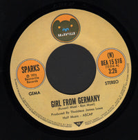 Sparks : Girl From Germany (7", Single)