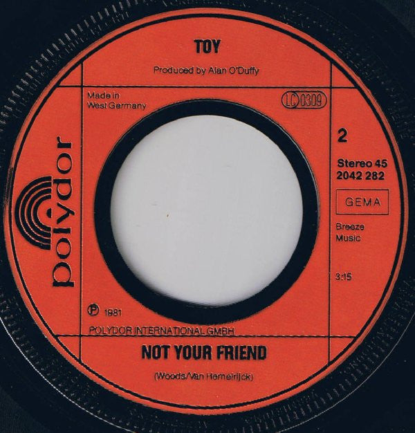 Toy (4) : Suspicion (7", Single)