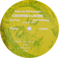 Greenfield Leisure : Those Far Off Summers (12")