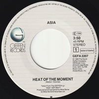 Asia (2) : Heat Of The Moment (7", Single)