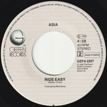 Asia (2) : Heat Of The Moment (7", Single)