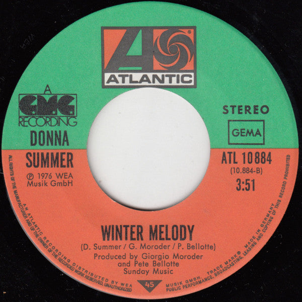 Donna Summer : Spring Affair / Winter Melody (7", Single)