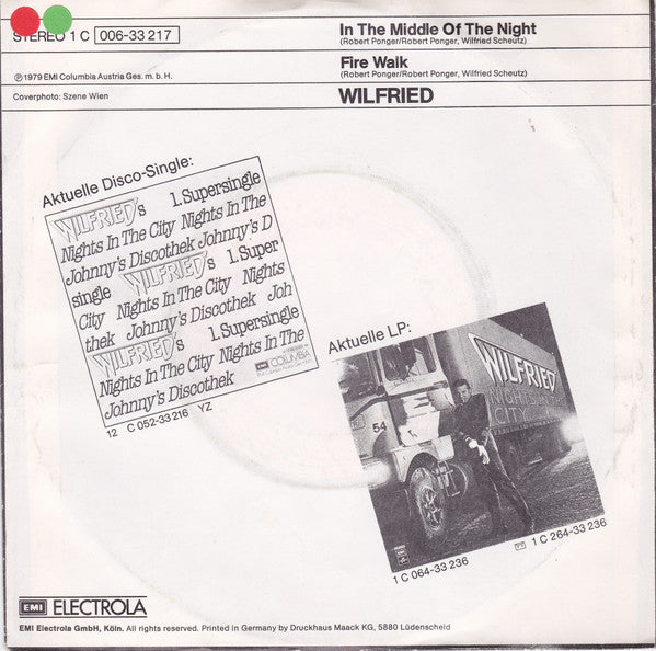 Wilfried : In The Middle Of The Night (7", Single)