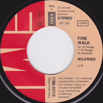 Wilfried : In The Middle Of The Night (7", Single)